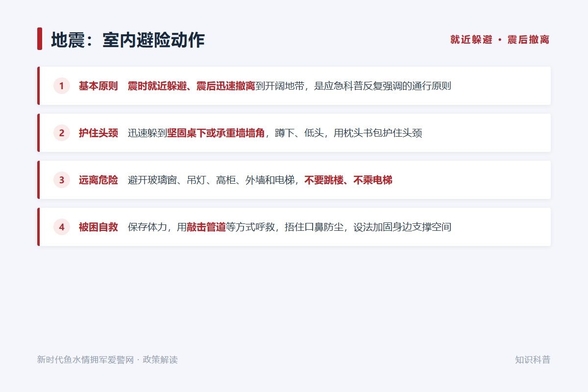 被困自救:保存体力,有节奏敲击管道等传声好的物体呼救(示意图)